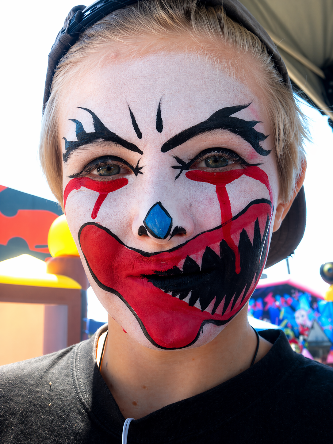 Boys party face painting